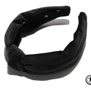 Lele Sadoughi Black Knotted Headband